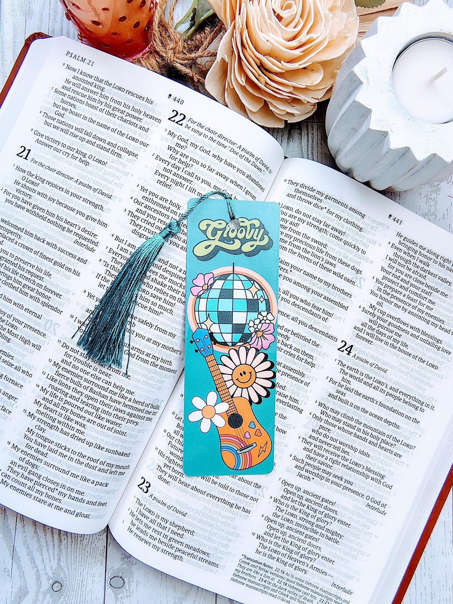 Hippie Vibe Bookmarks with Tassels