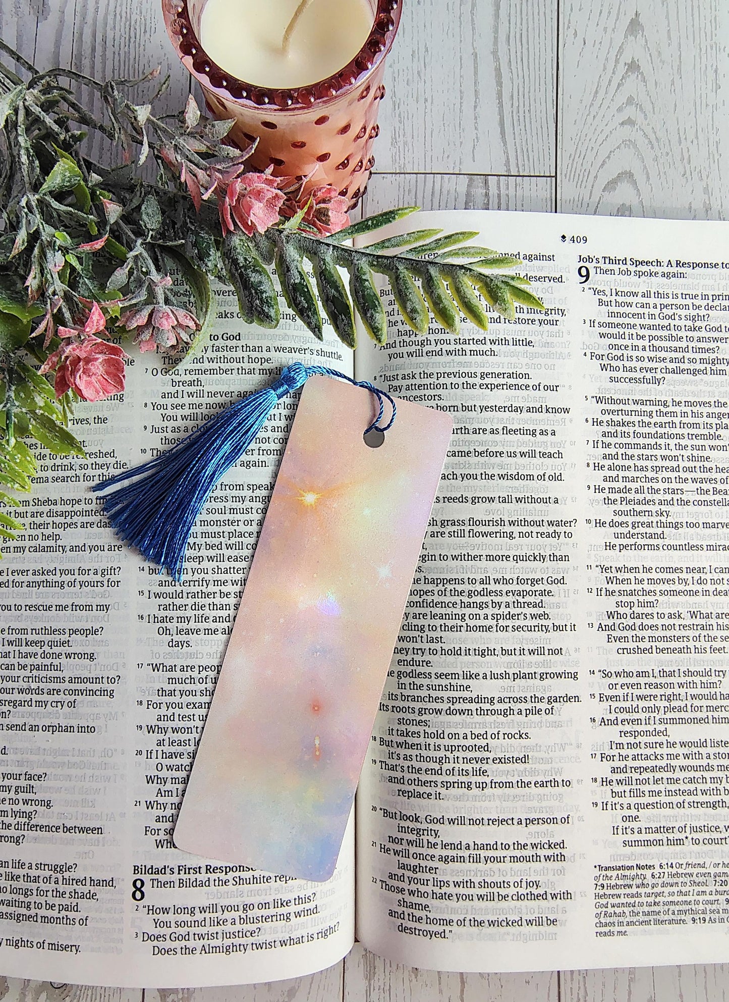 Galaxy Bookmarks with Tassels