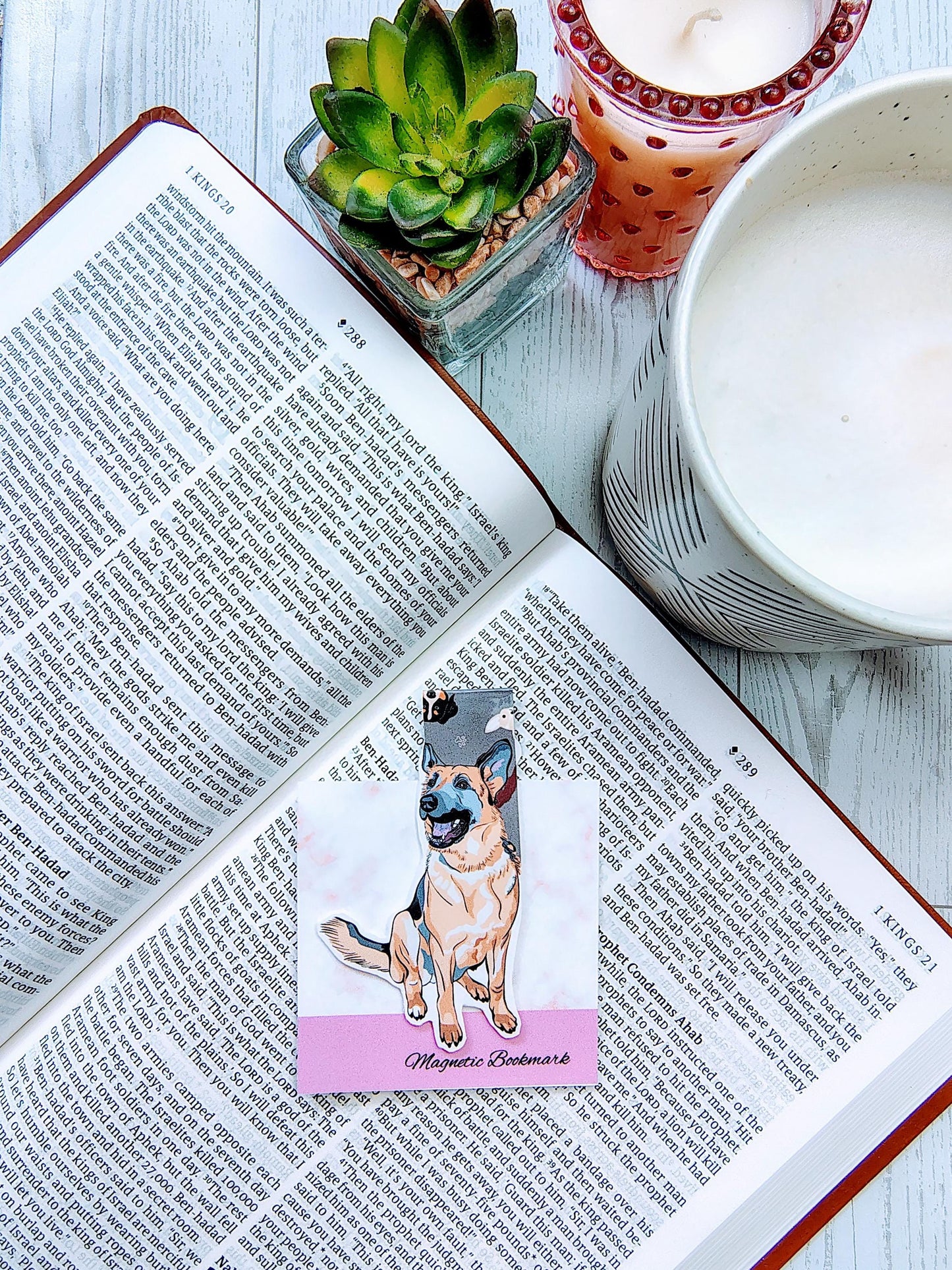 Dog Fur baby Magnetic Bookmarks