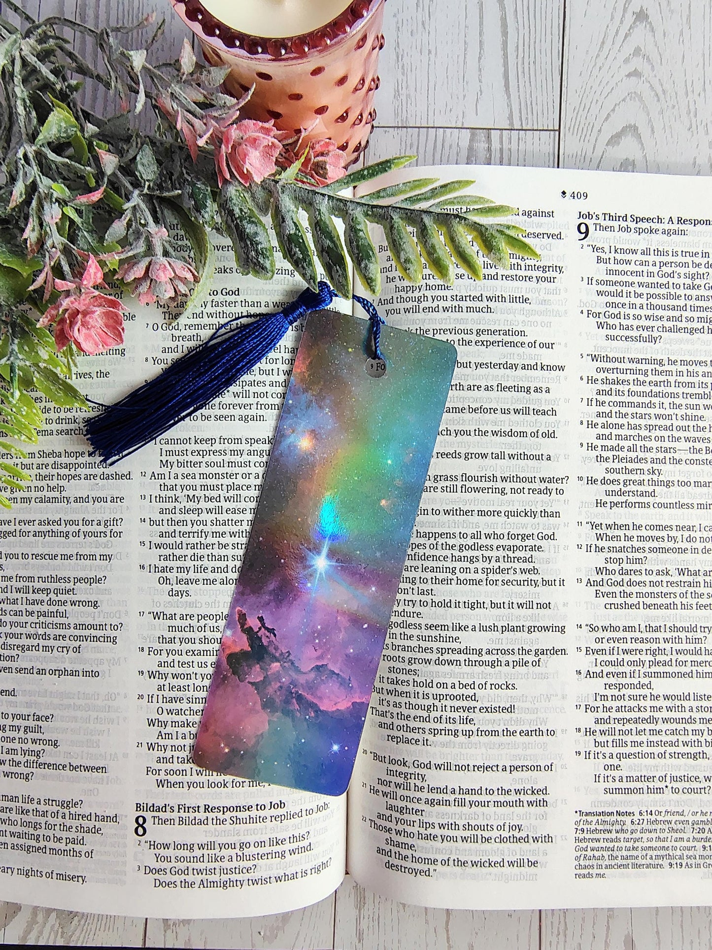 Galaxy Bookmarks with Tassels