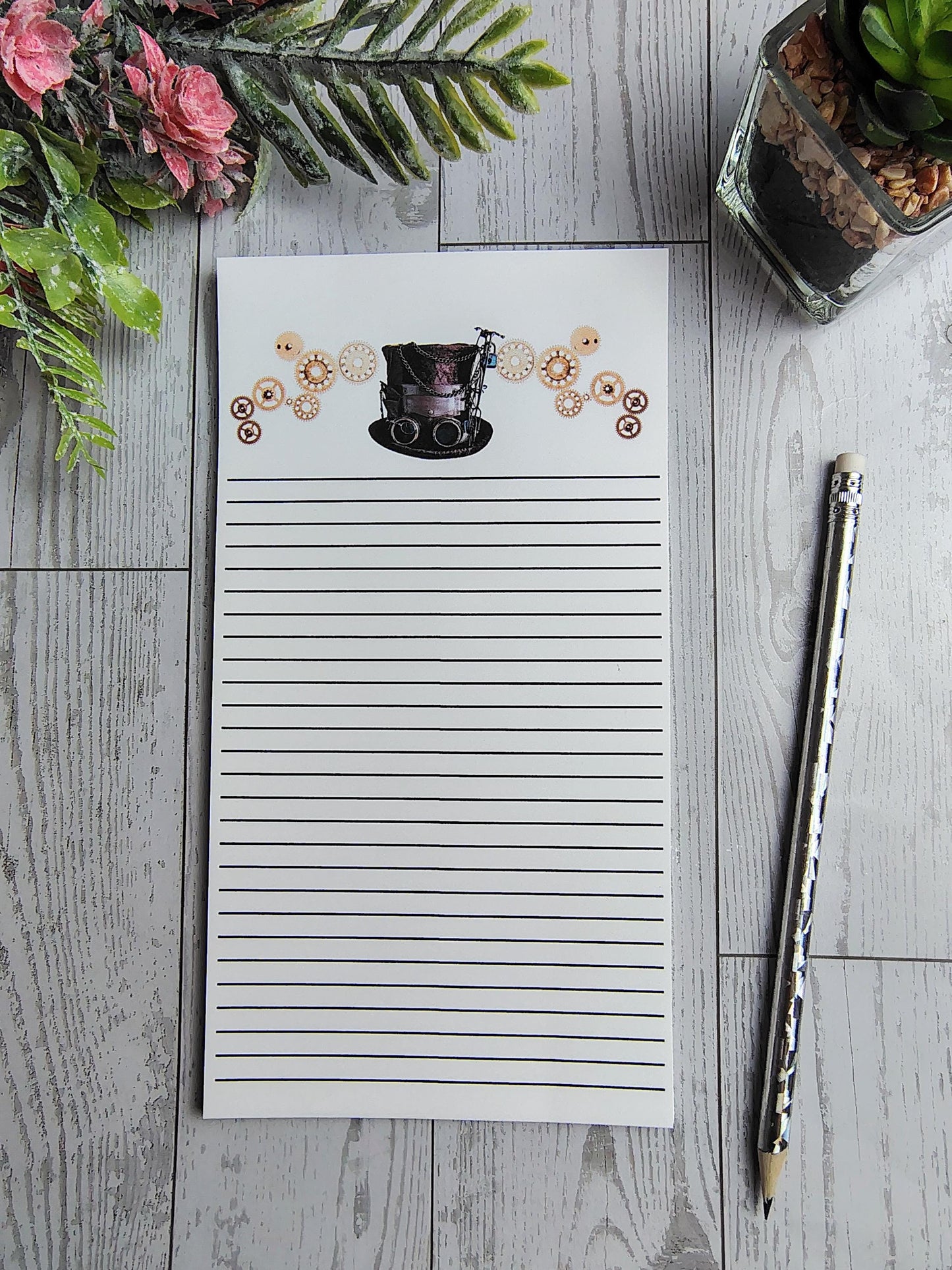 Vintage Steampunk Stationery Paper-Hal Sheet