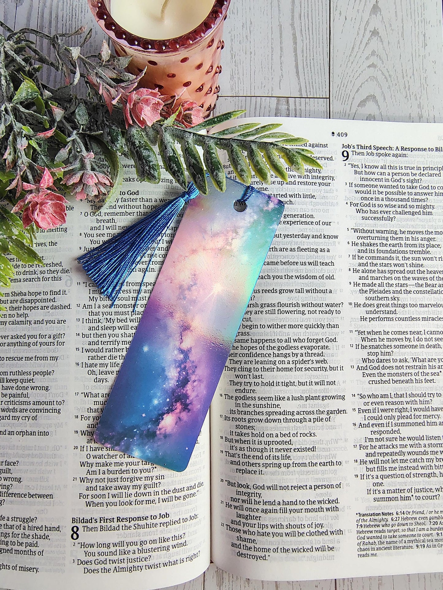 Galaxy Bookmarks with Tassels