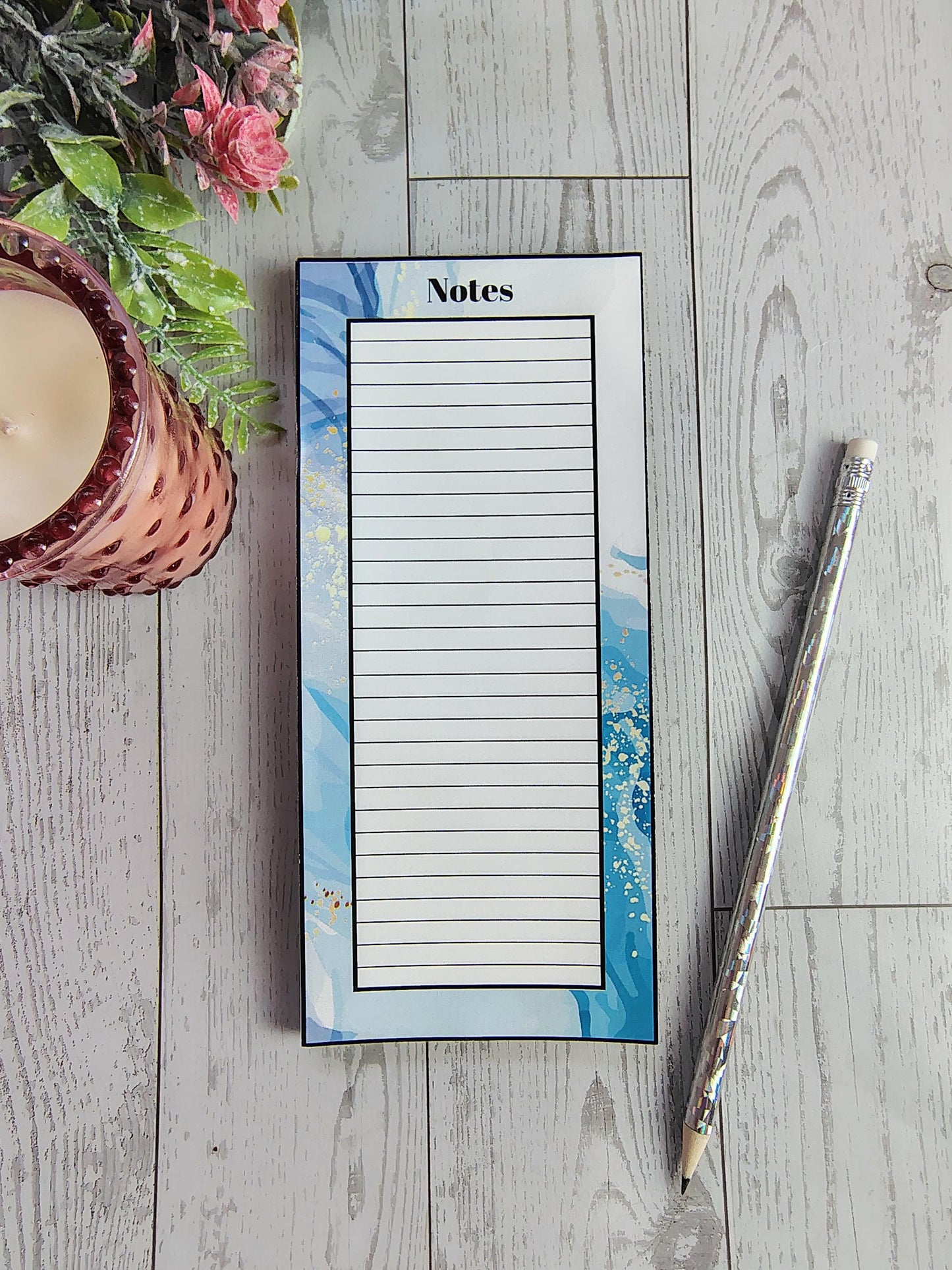Marble Design Magnetic Notepad