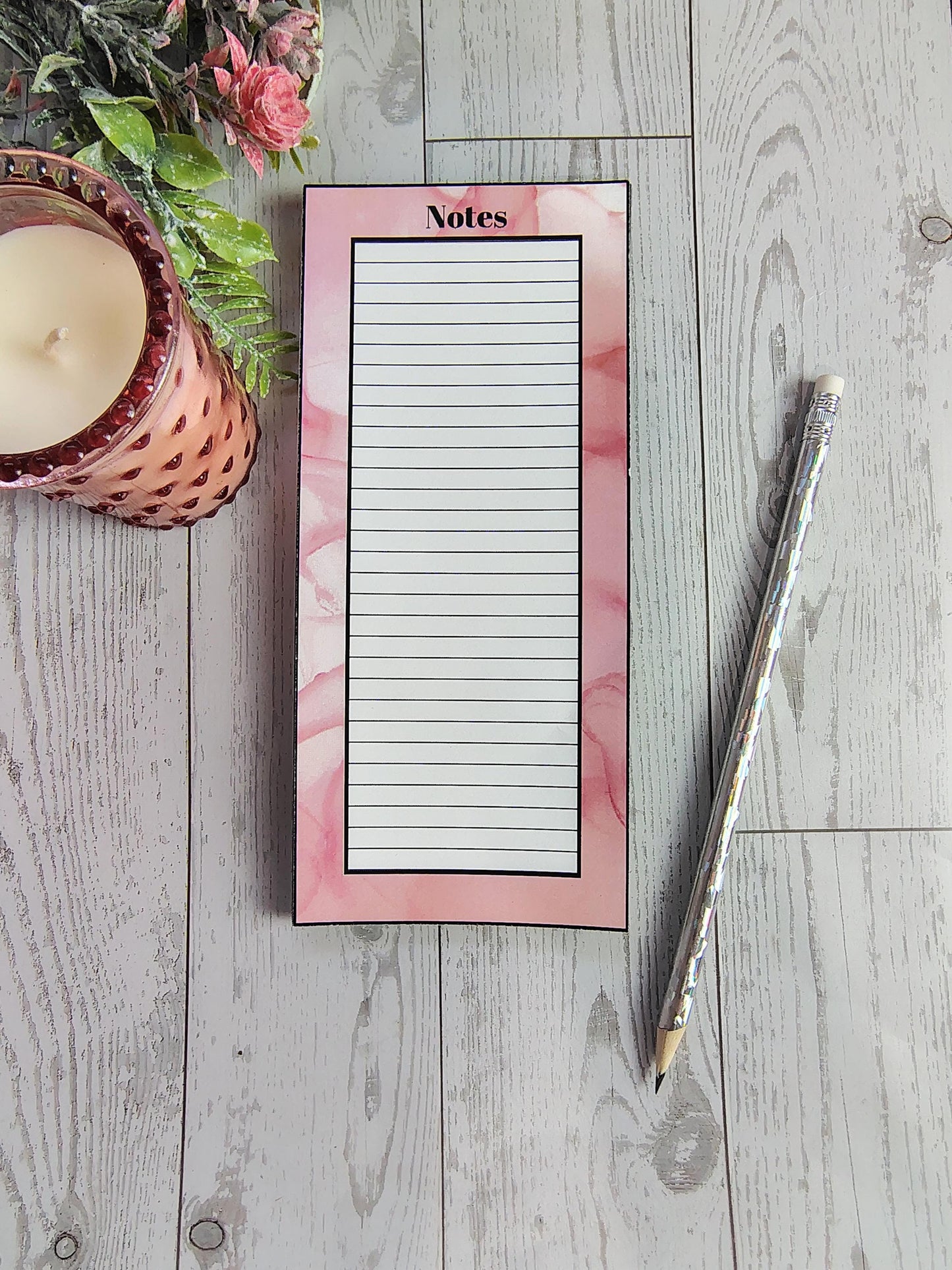 Marble Design Magnetic Notepad