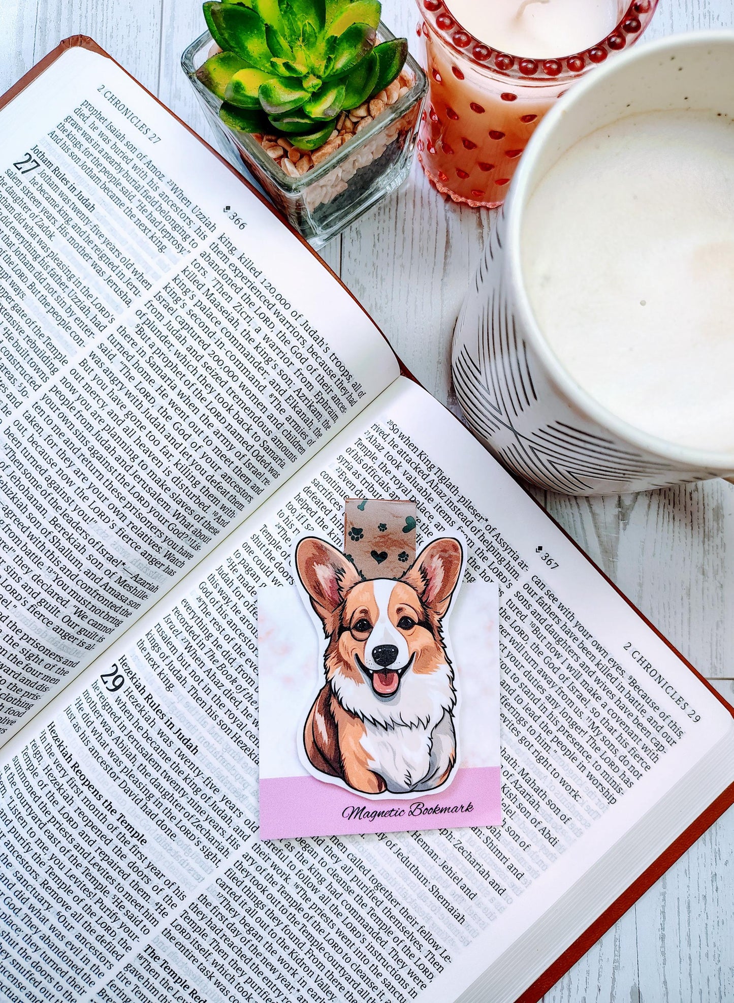 Dog Fur baby Magnetic Bookmarks