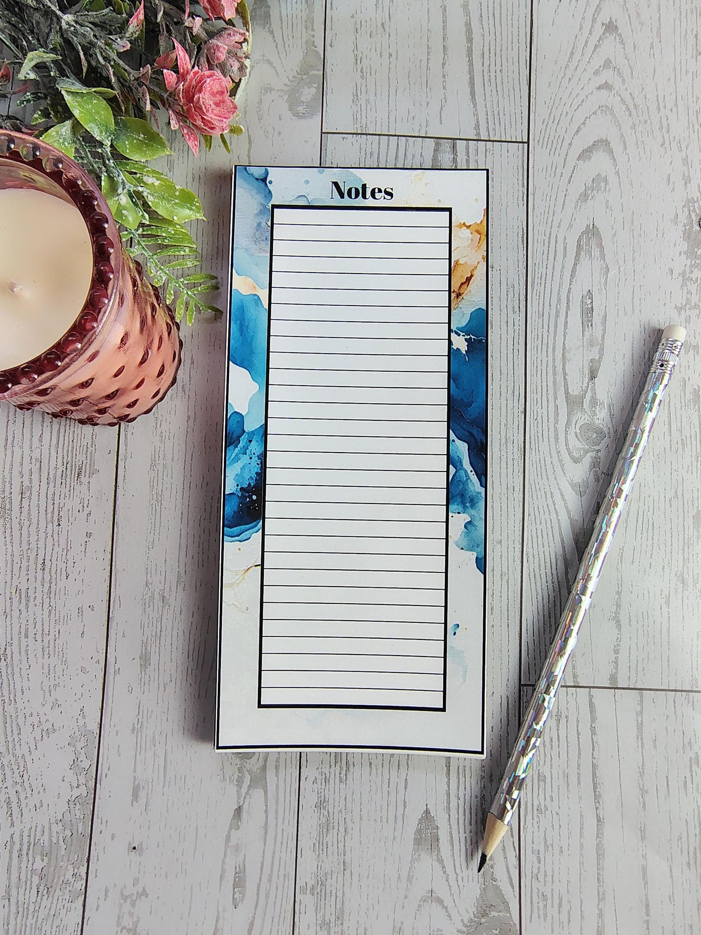 Marble Design Magnetic Notepad