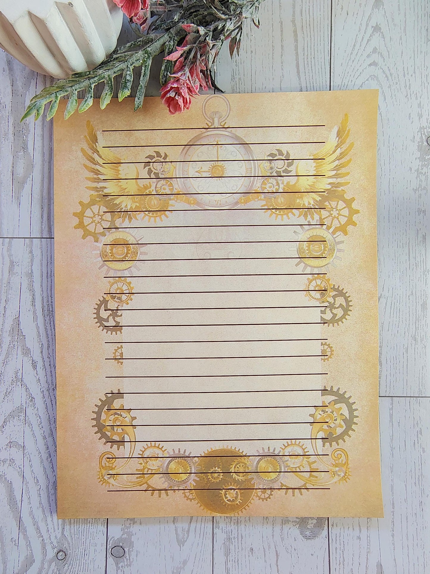 Vintage Steampunk Stationeries, Bound or Loose.