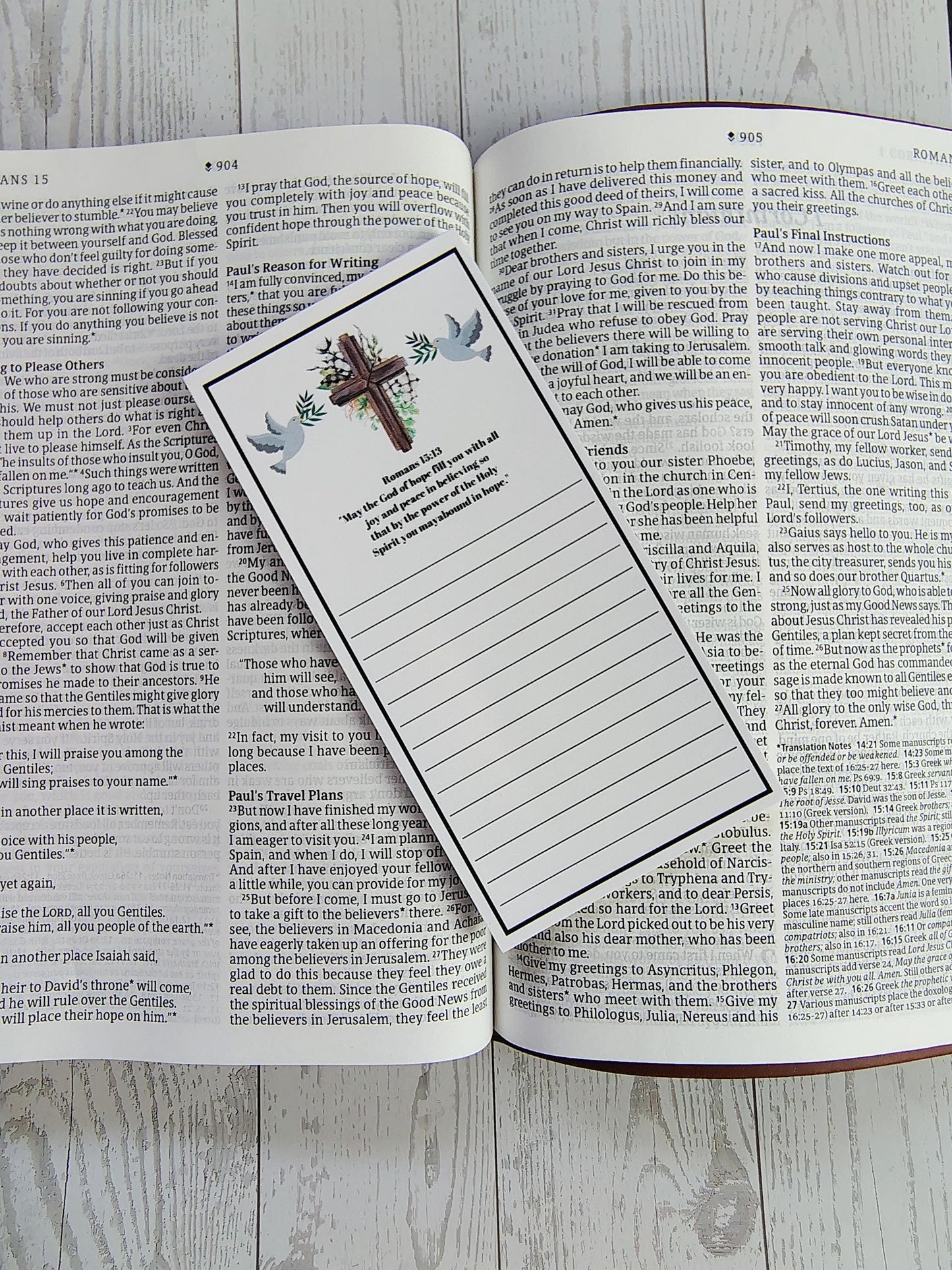 Inspirational Scripture Sticky Notes 3"x6"