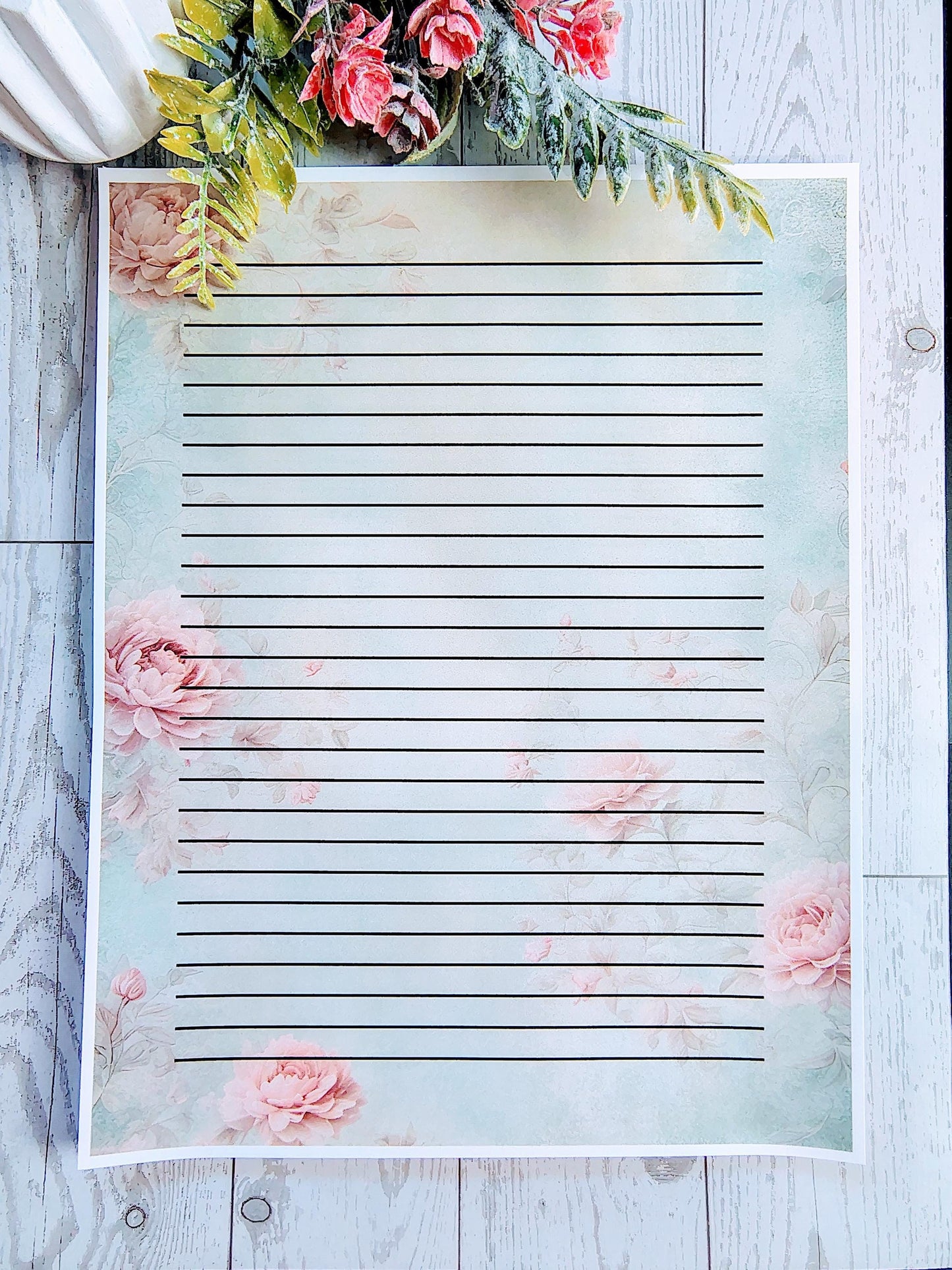 Vintage Floral Stationery