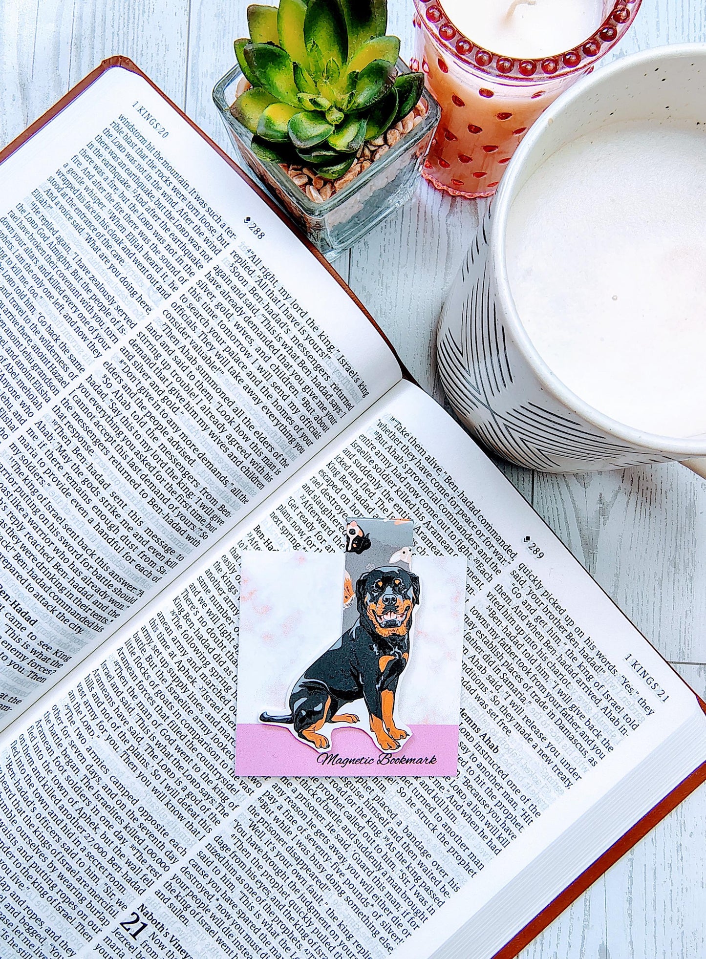 Dog Fur baby Magnetic Bookmarks