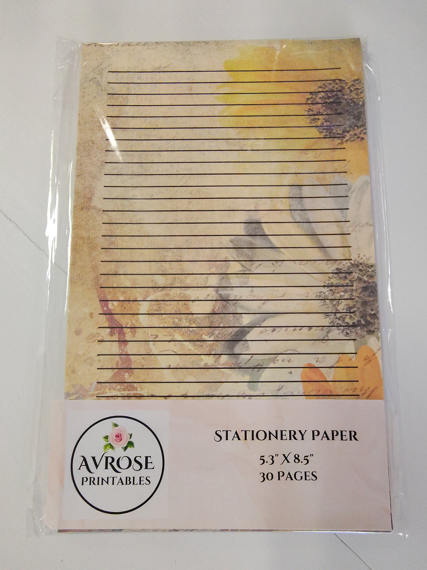Vintage Floral Stationery