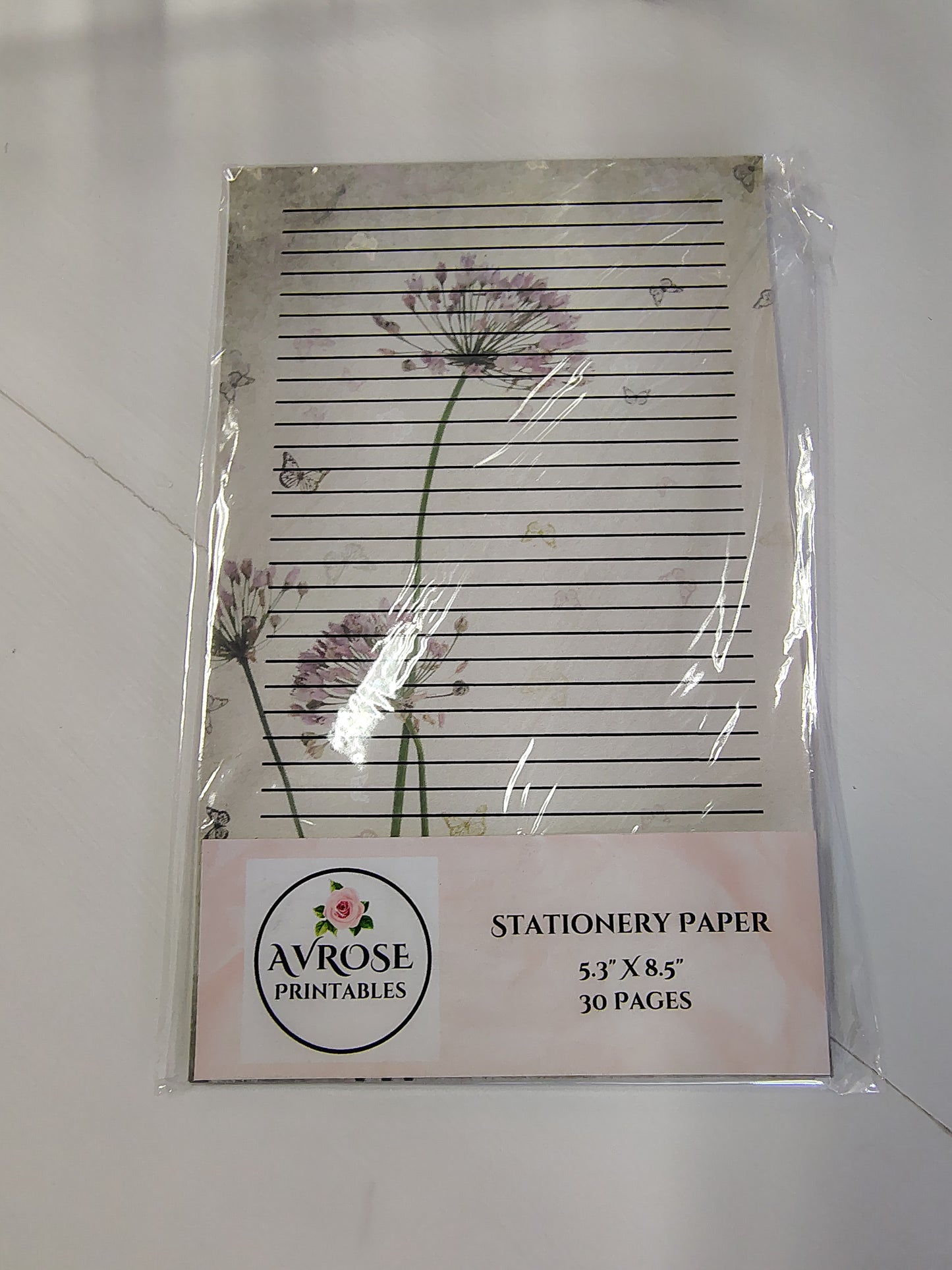 Vintage Floral Stationery