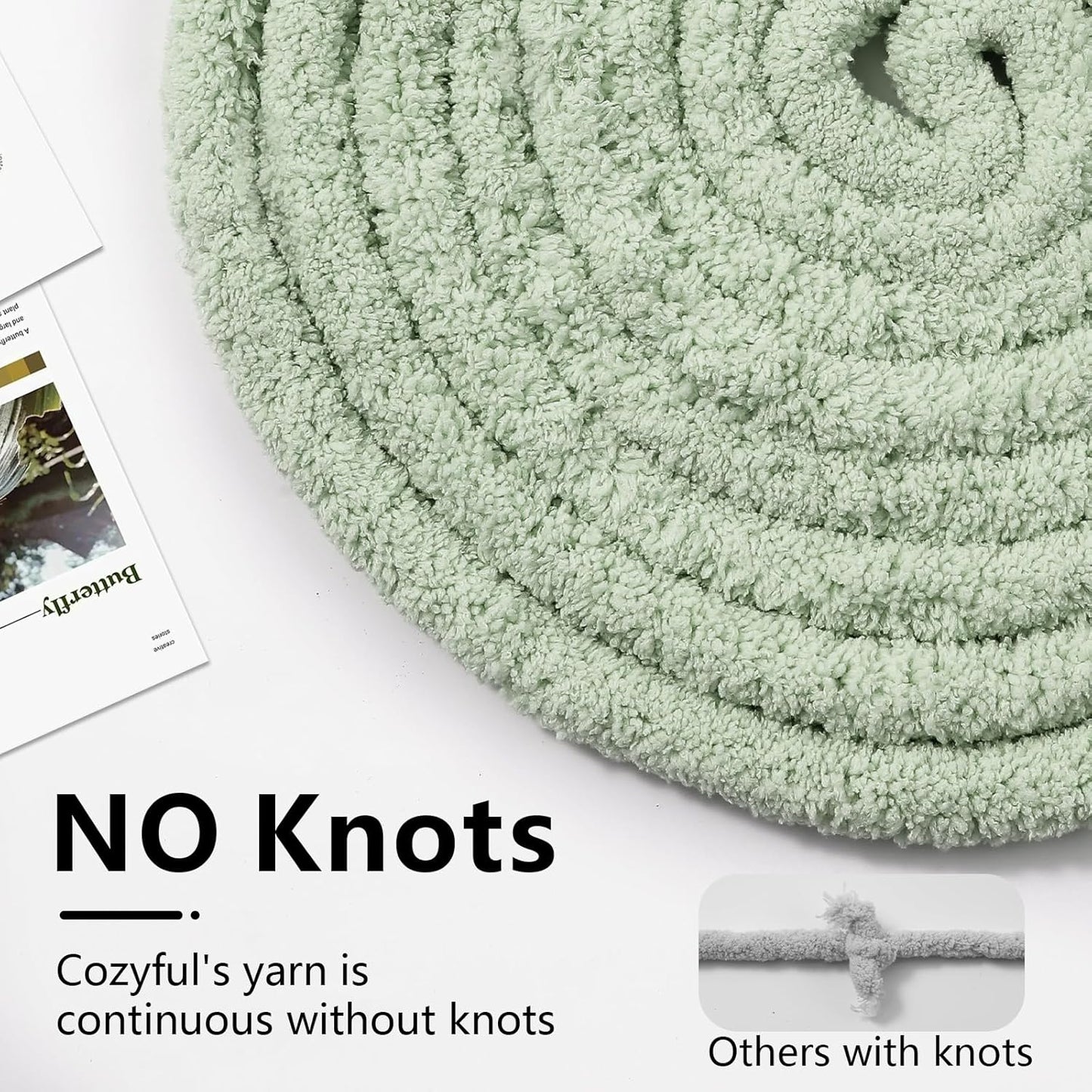 Fluffy Chunky Chenille Yarn