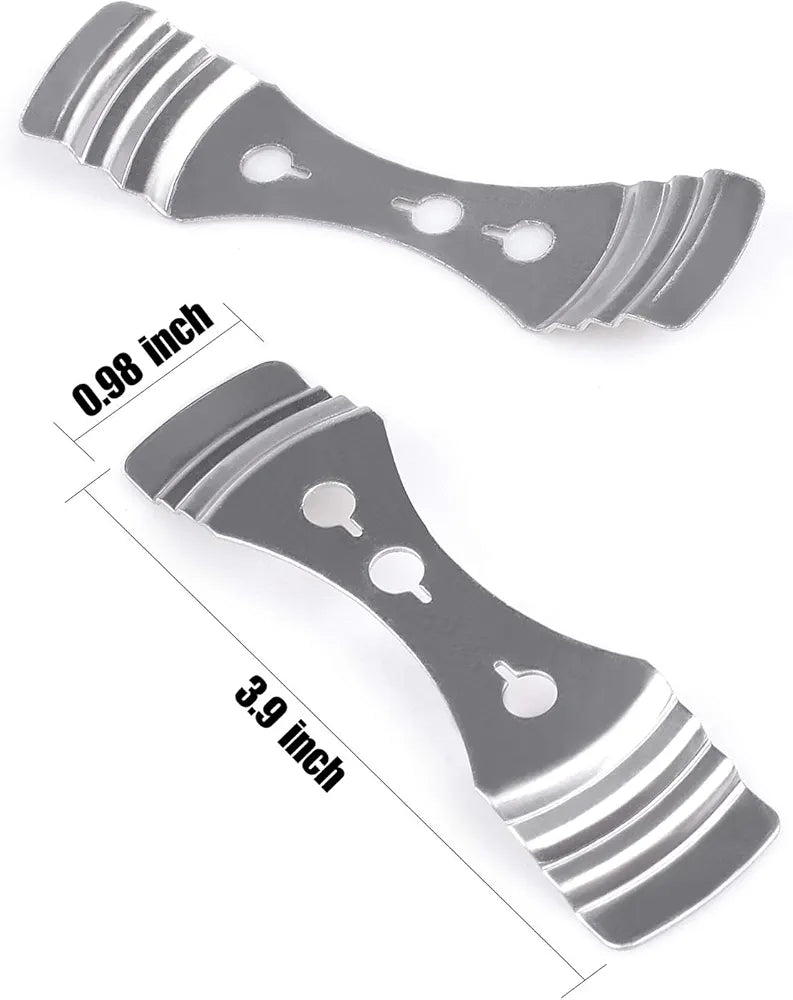 20pcs Metal Candle Wick Centering Devices, Silver Stainless Steel Candle Wick Holder