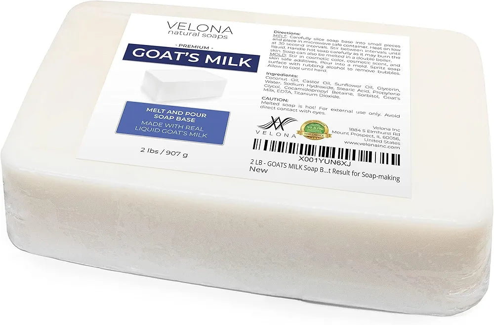 Goat's Milk Melt & Pour Soap Base -2lbs