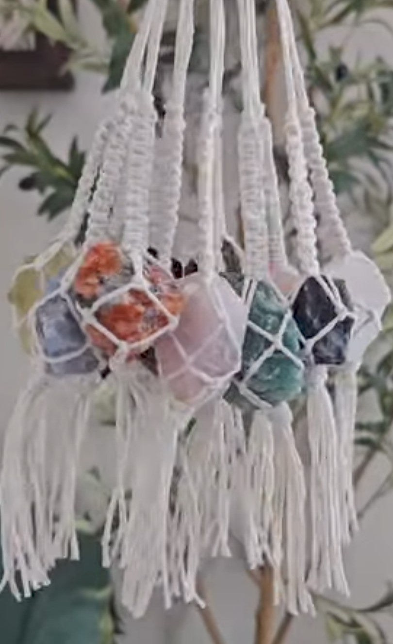 Macrame Quartz Hanger Workshop Friday, November 21st at 6:00 p.m.