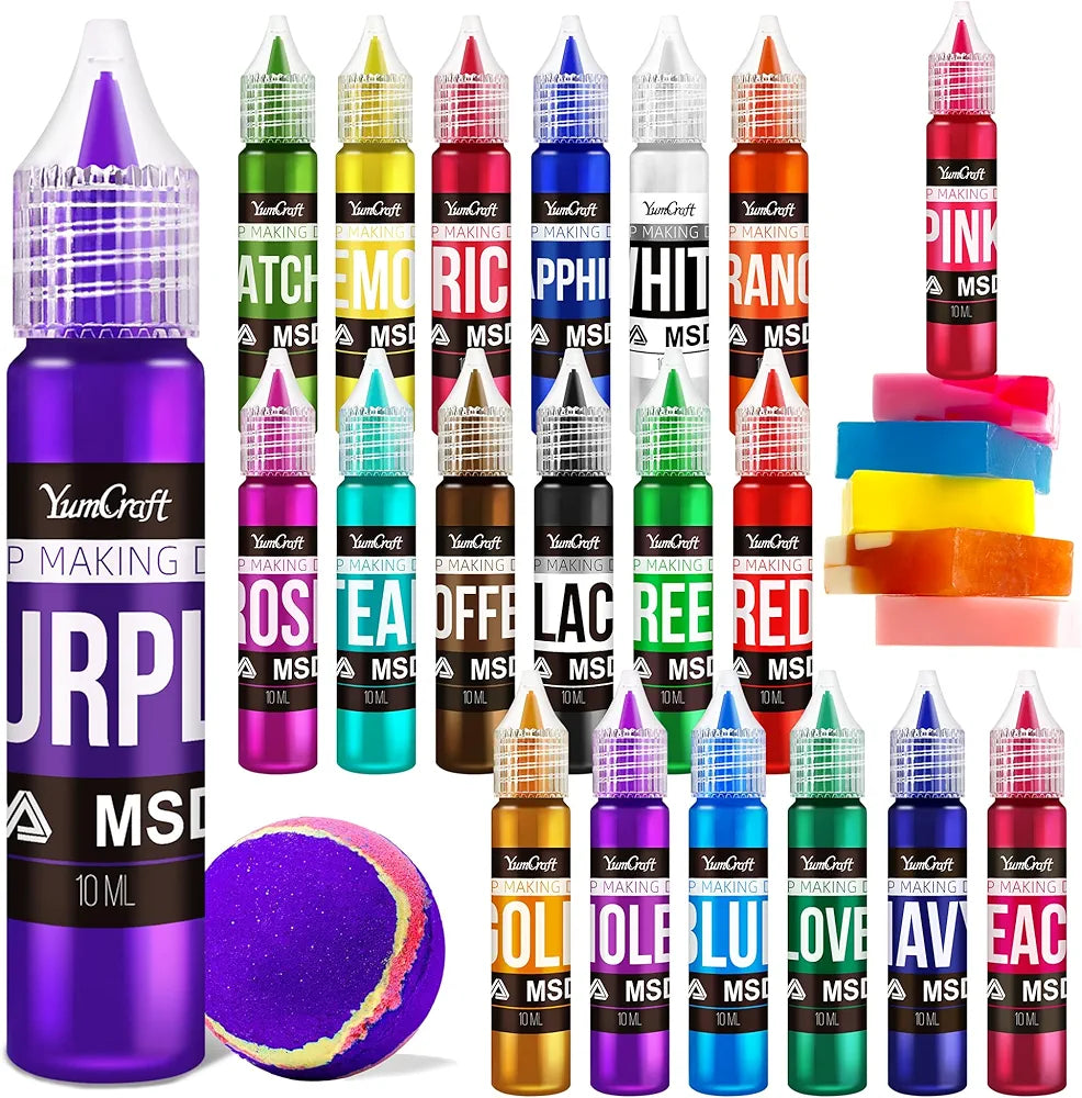 Vibrant Color Soap Dye Set