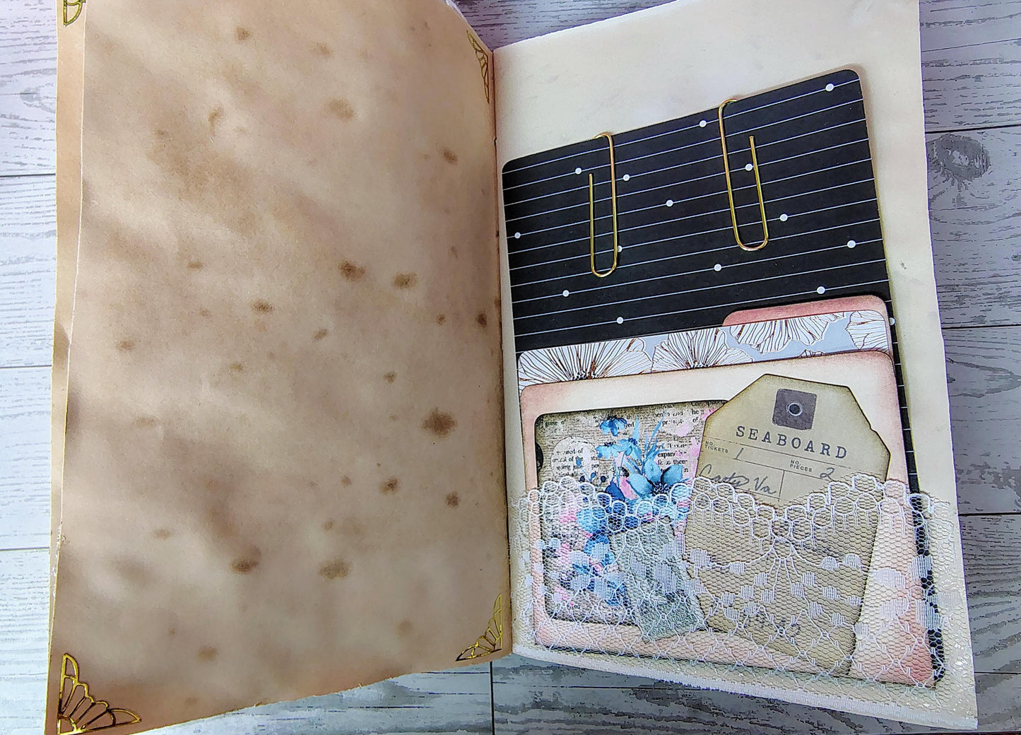Trip To Paris Junk Journal, Chucky 5.5"x8.5"
