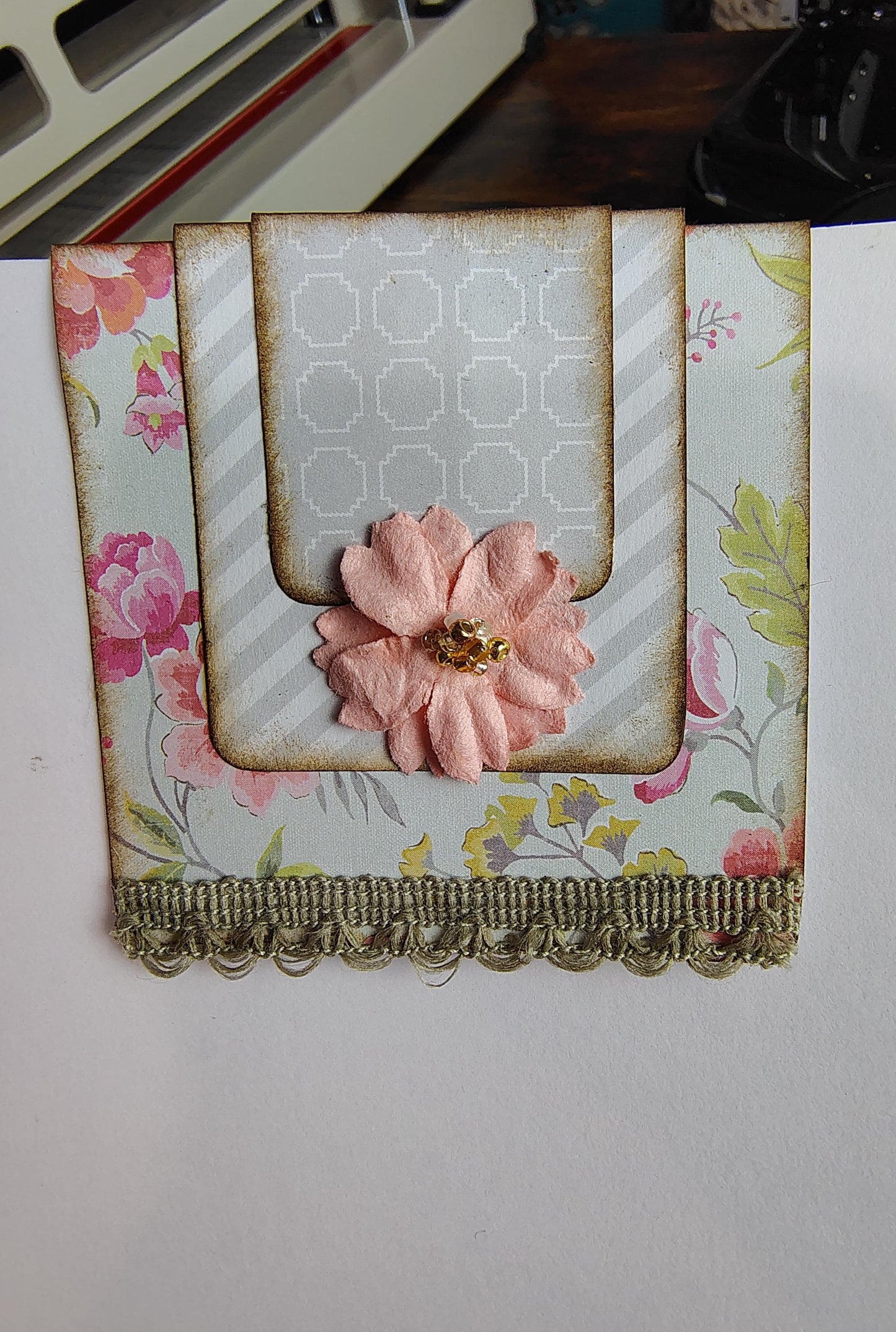 Junk journal Vintage Inspired Hidden Paperclips set of 2