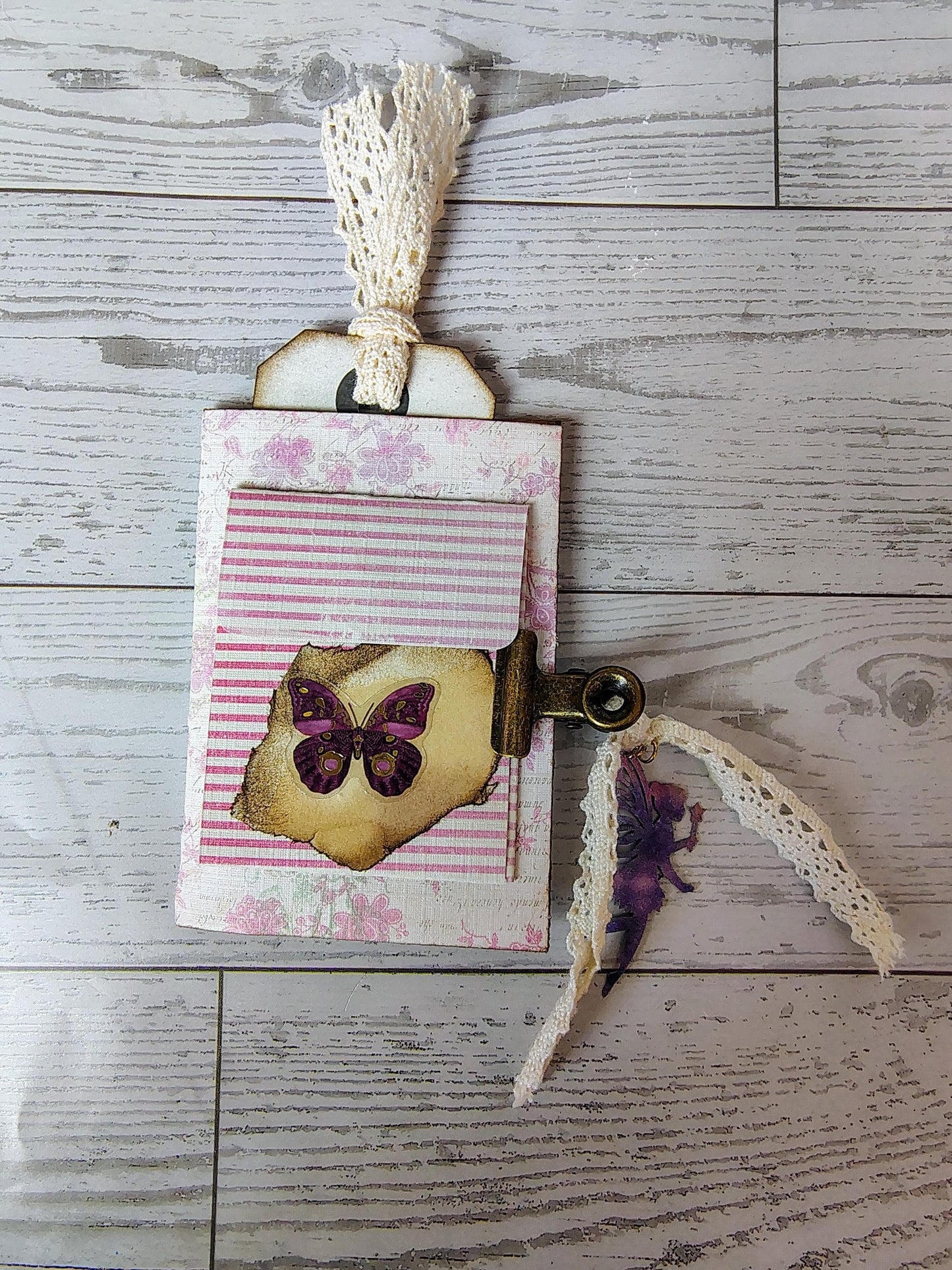 Junk Journal Pockets and Tag Mini Folder Ephemera
