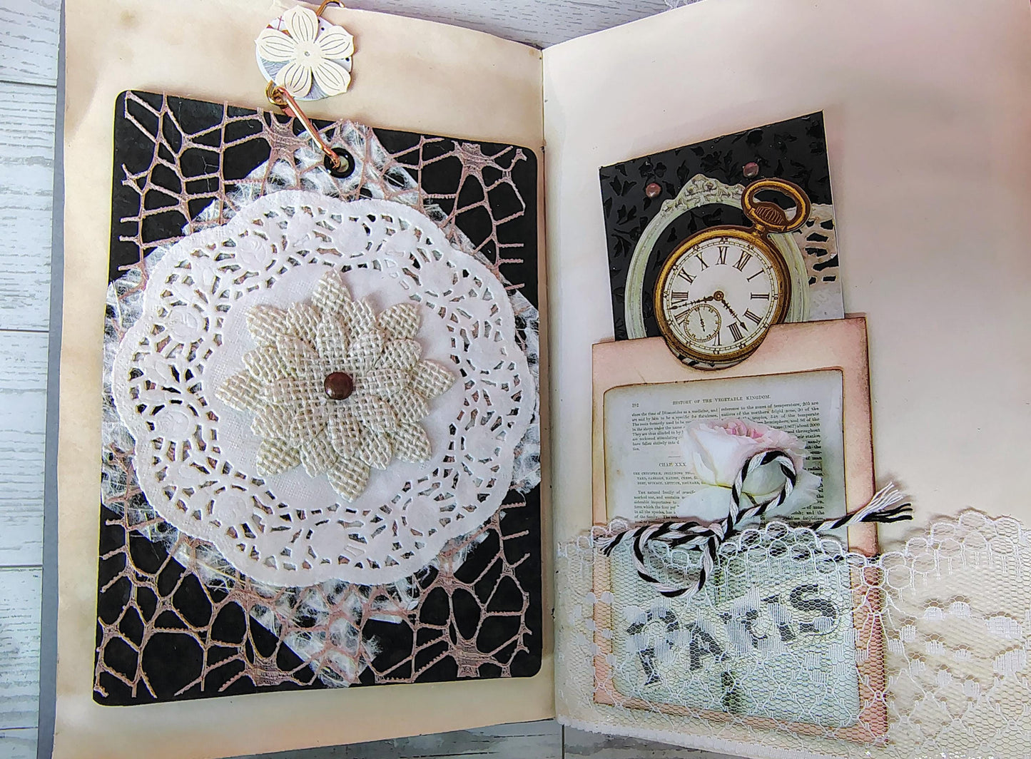Trip To Paris Junk Journal, Chucky 5.5"x8.5"