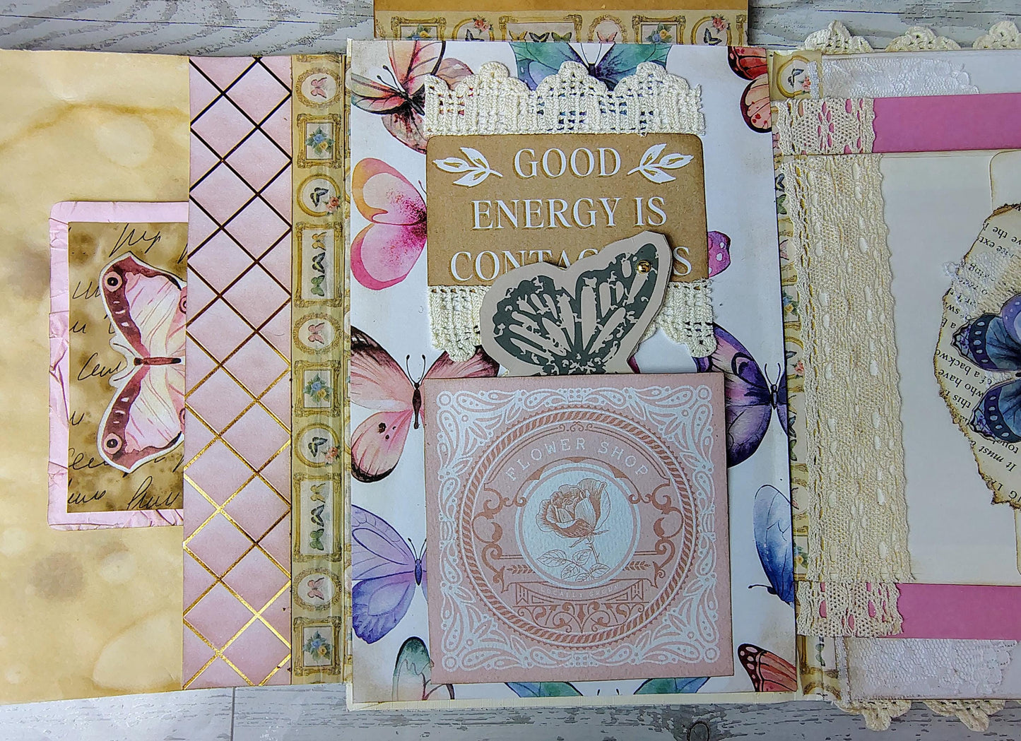 Inspirational Flower Shop Junk Journal