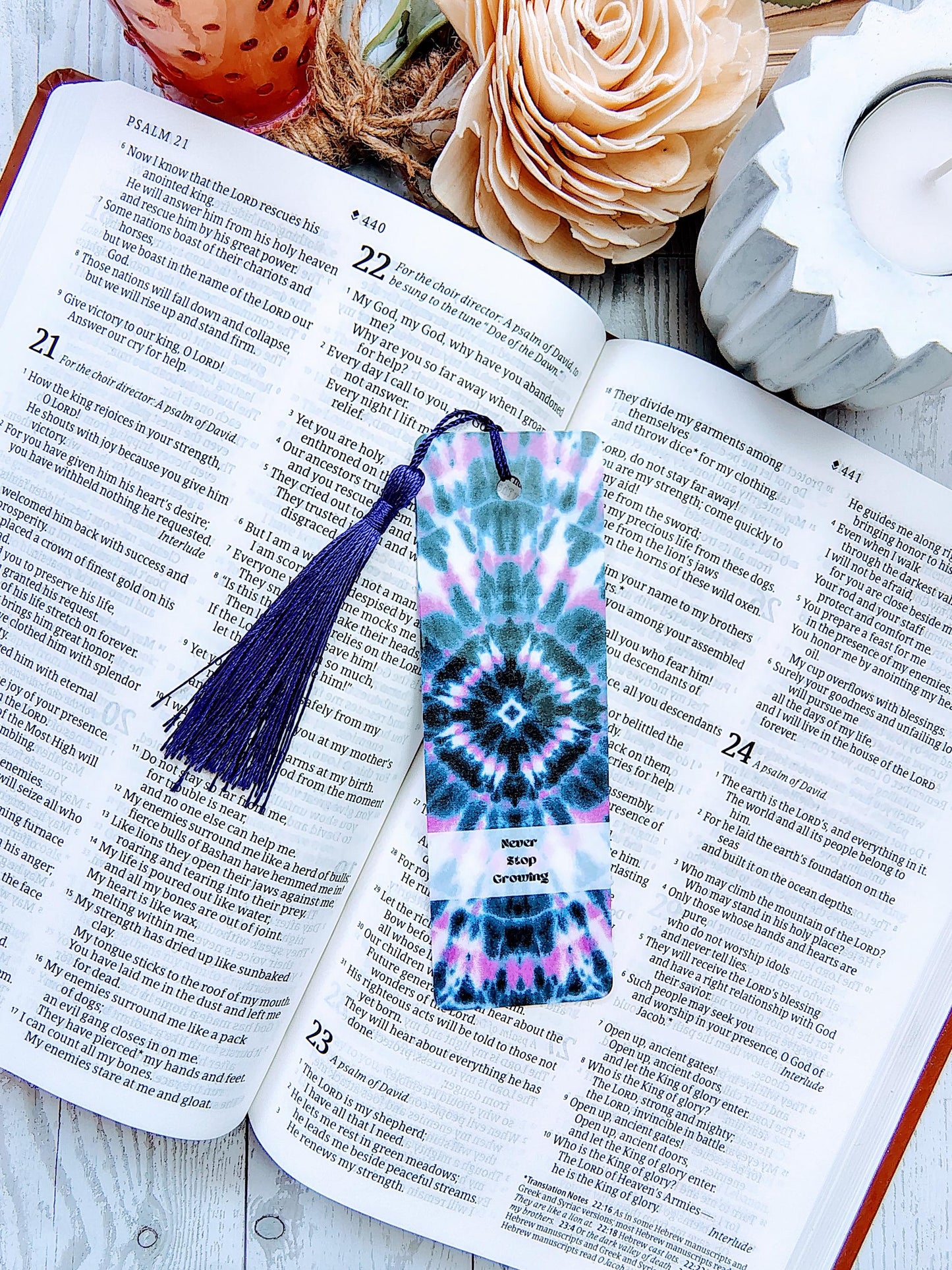 Hippie Vibe Bookmarks with Tassels