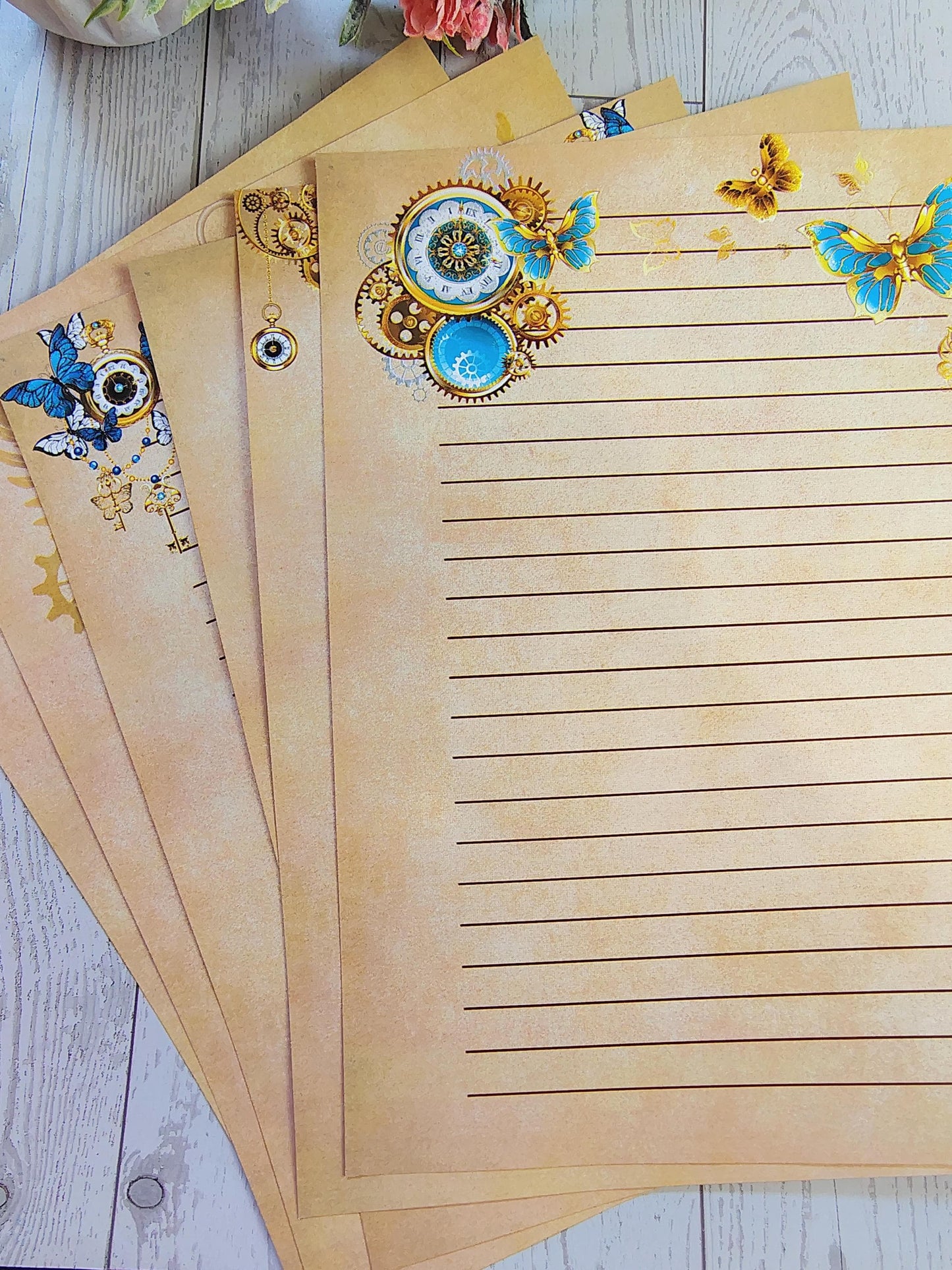 Vintage Steampunk Stationeries, Bound or Loose.