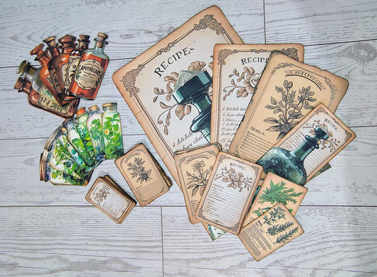 Botanical Apothecary Ephemeral Pack (50 pieces)