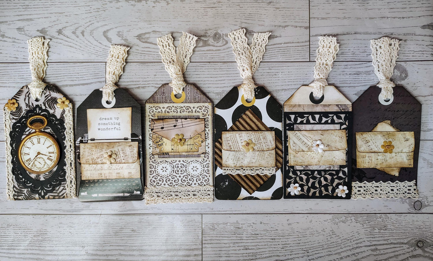 Junk Journal Mini Tag Ephemera