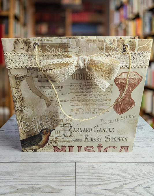 Handmade Vintage Inspired Gift Bags