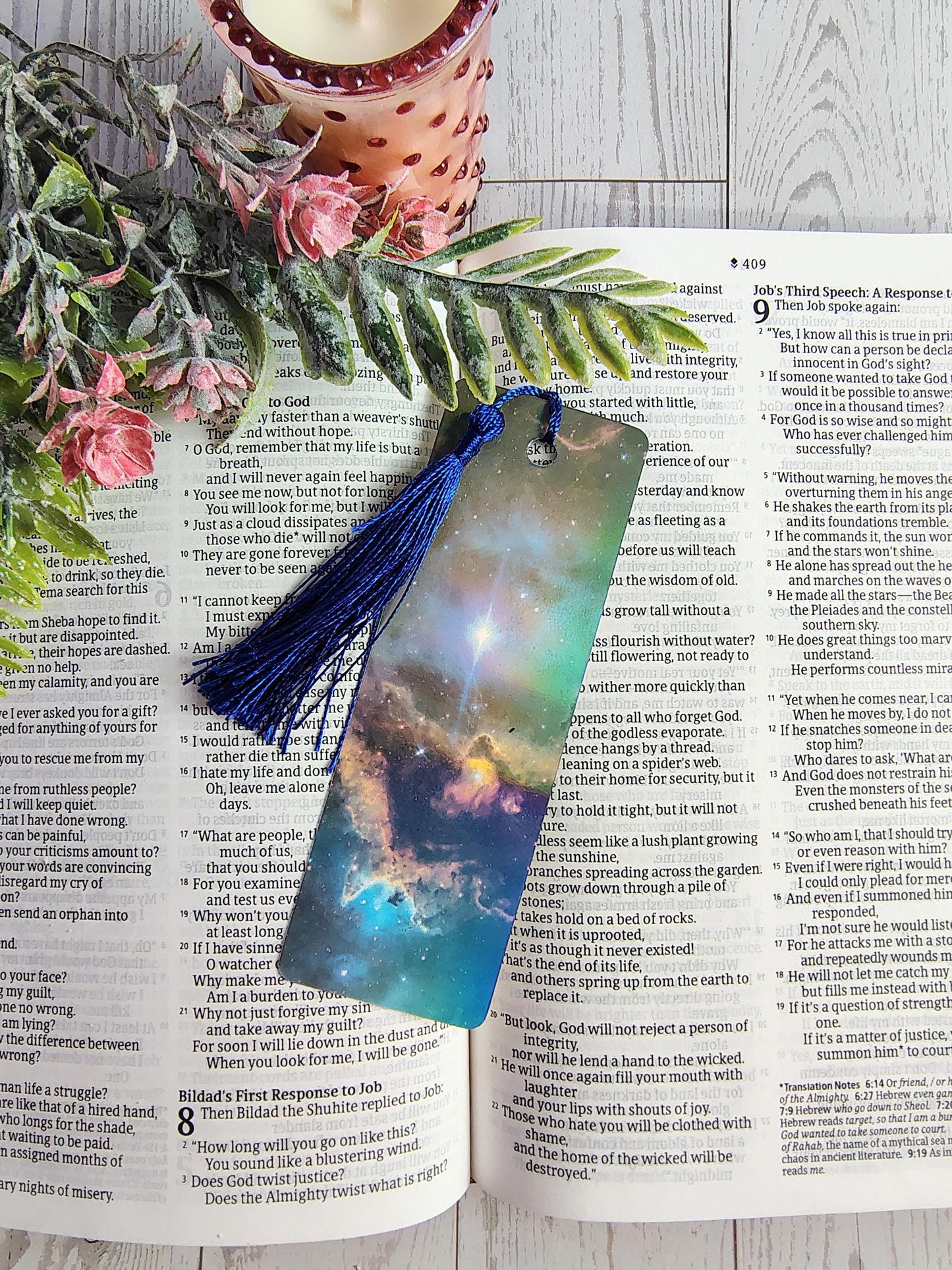 Galaxy Bookmarks with Tassels