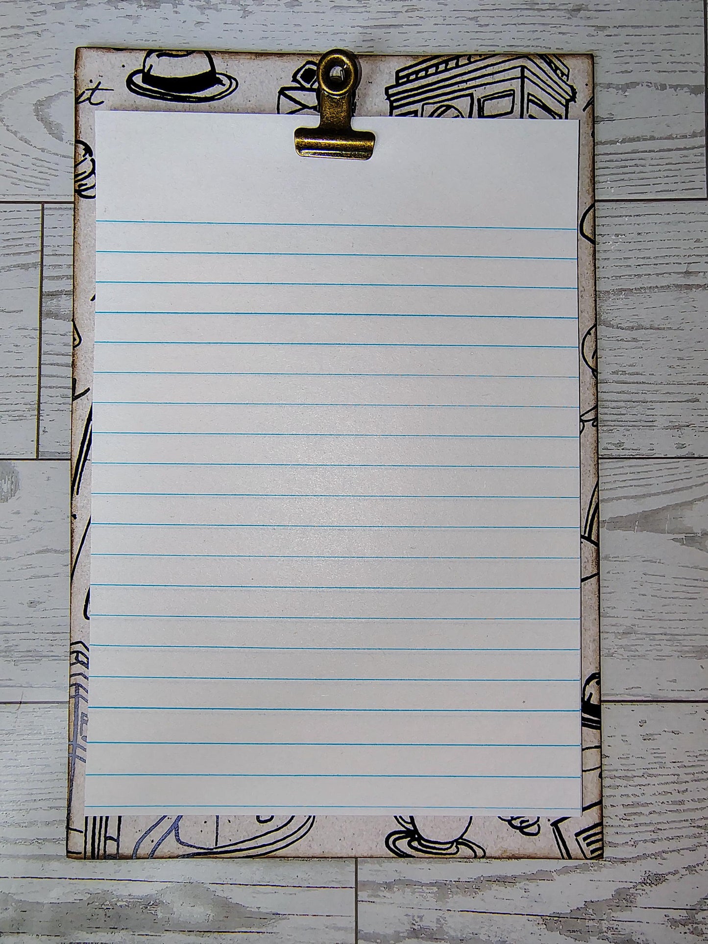 Decorative  Magnetic Clipboards with Paper