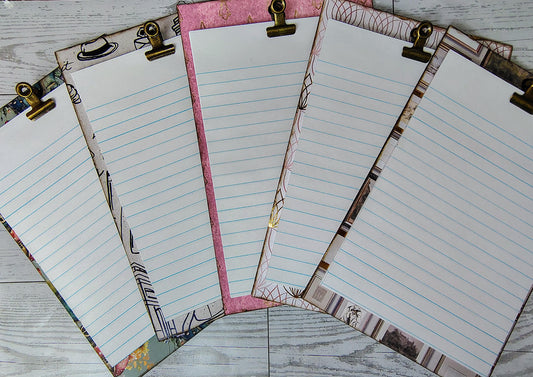 Decorative  Magnetic Clipboards with Paper