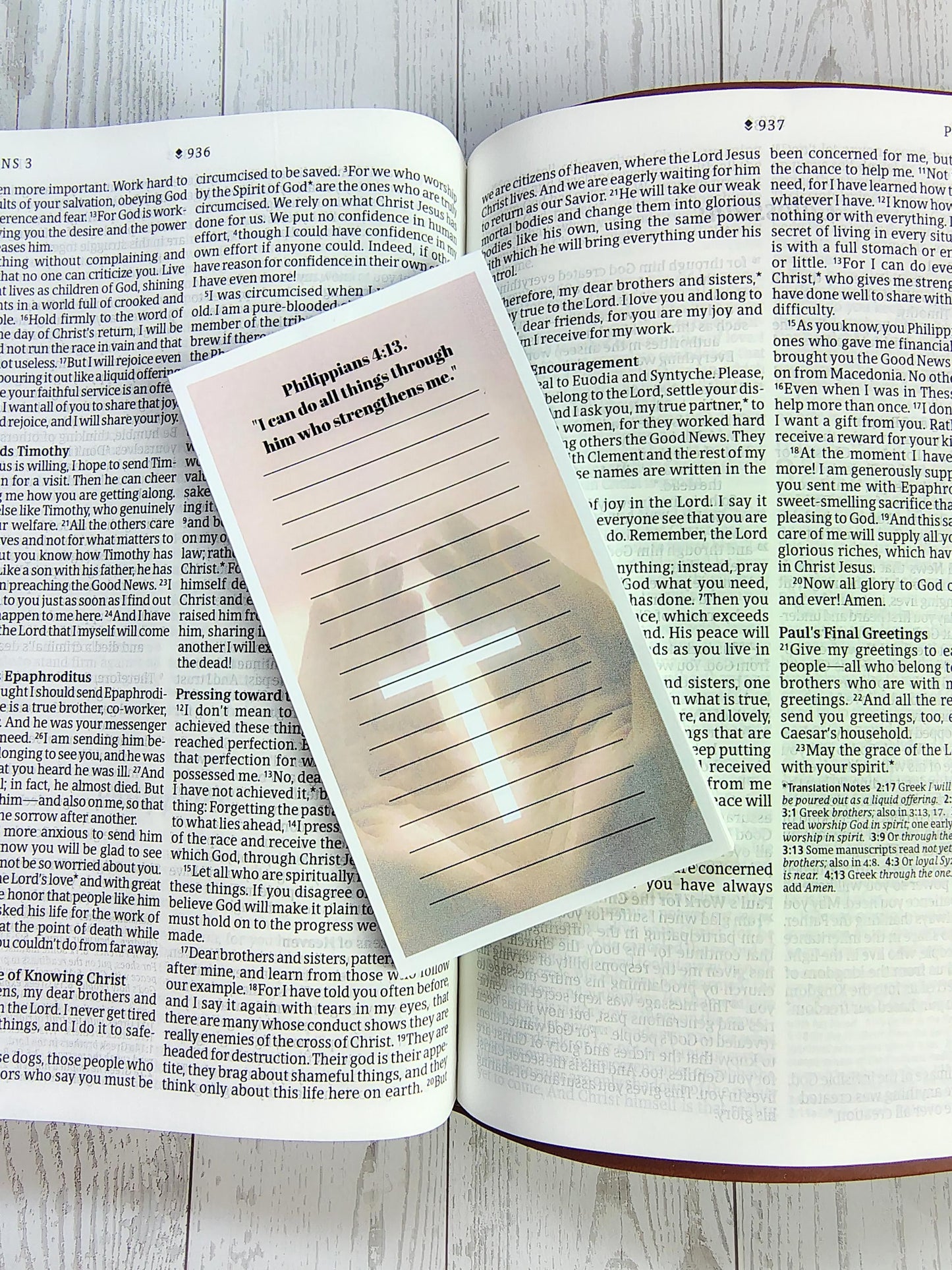 Inspirational Scripture Sticky Notes 3"x6"