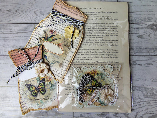 Junk Journal Mason Jar and Bottle Ephemera Kit