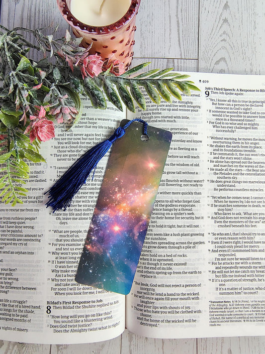 Galaxy Bookmarks with Tassels