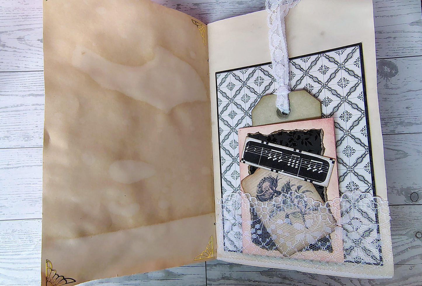 Trip To Paris Junk Journal, Chucky 5.5"x8.5"