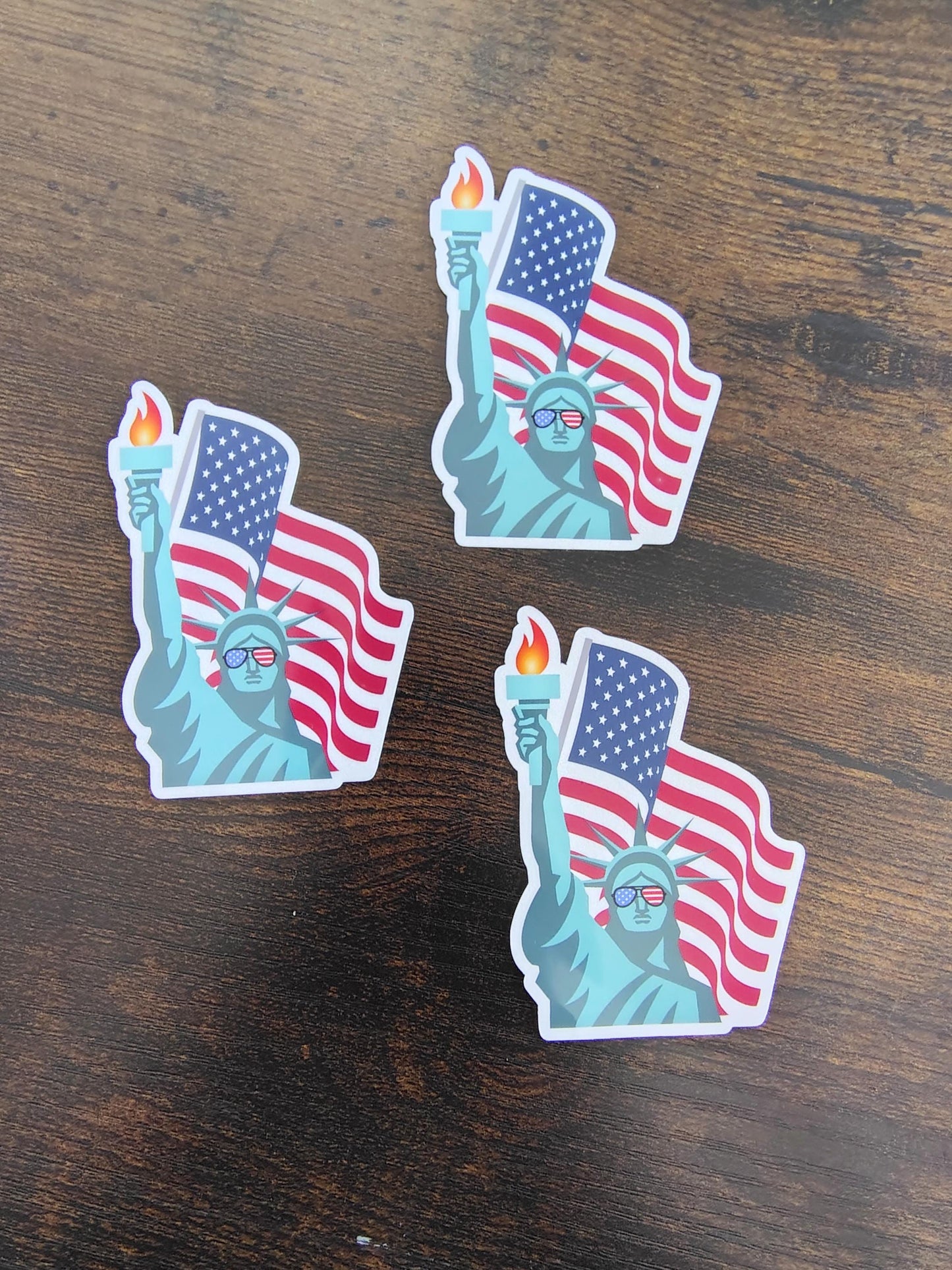 4th of July Statue of Liberty Sticker