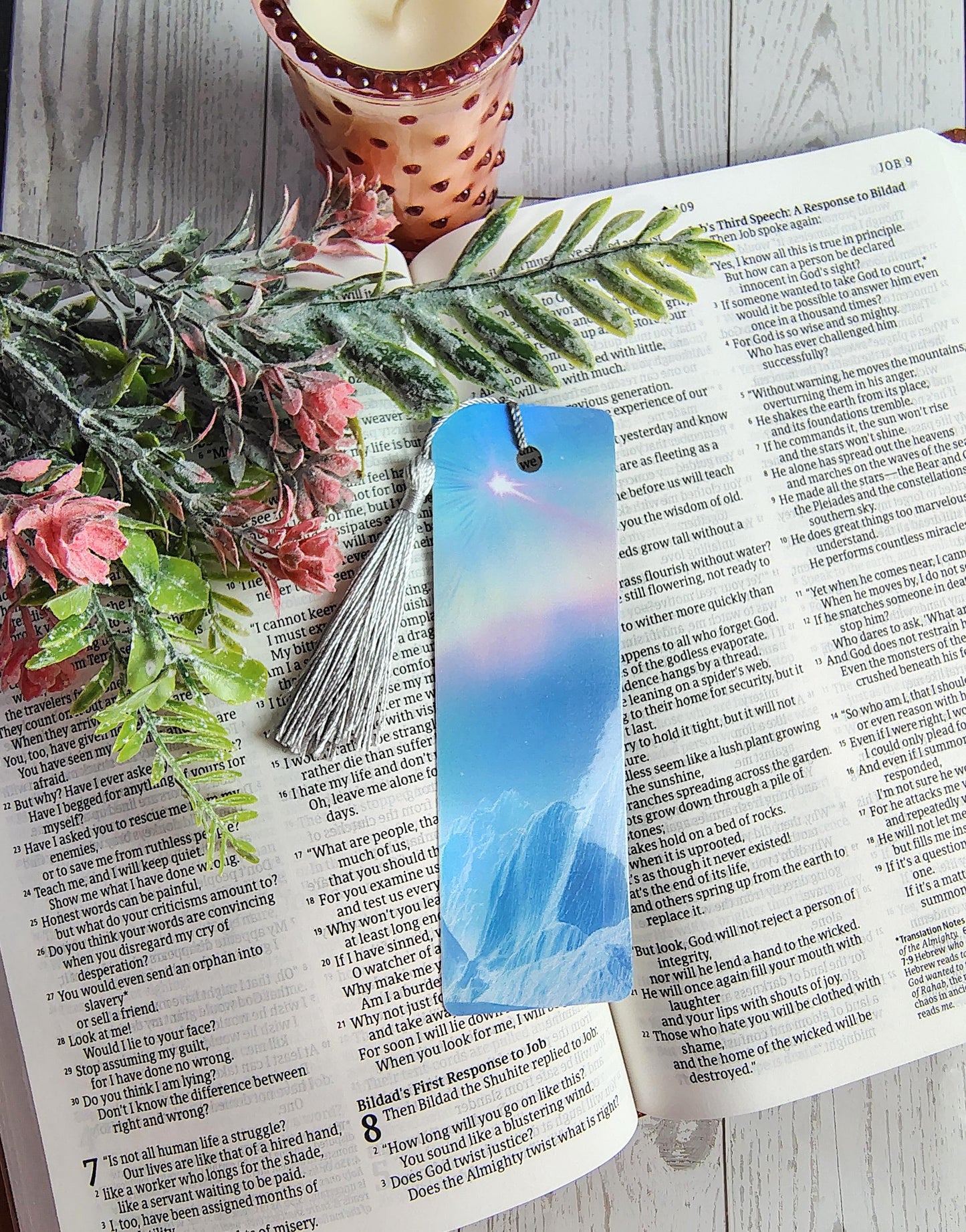 Aurora Borealis Bookmarks with Tassels