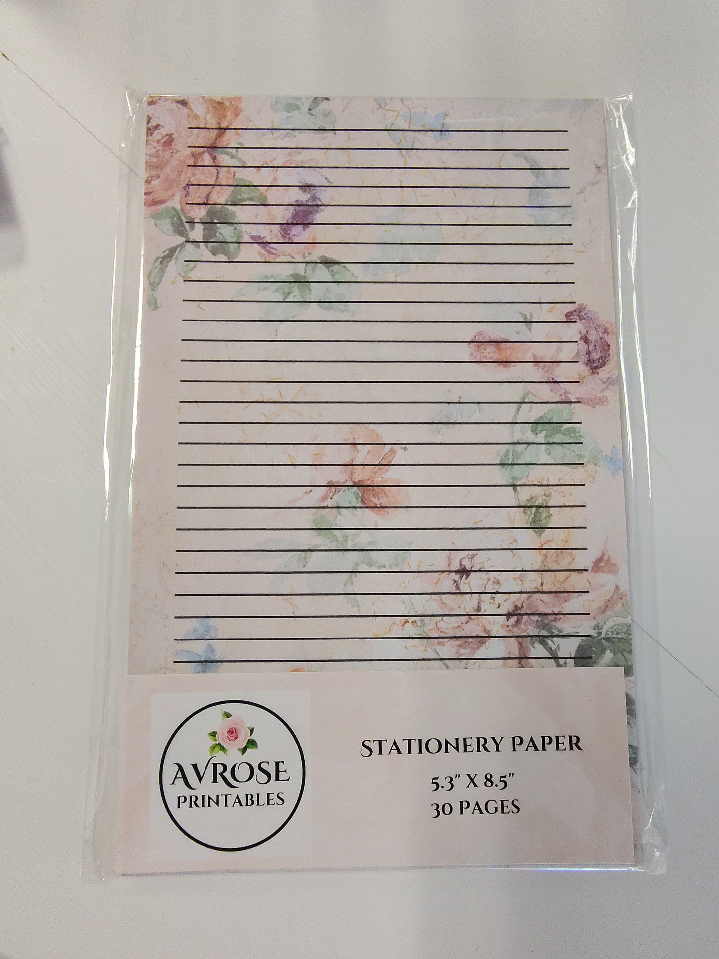 Vintage Floral Stationery