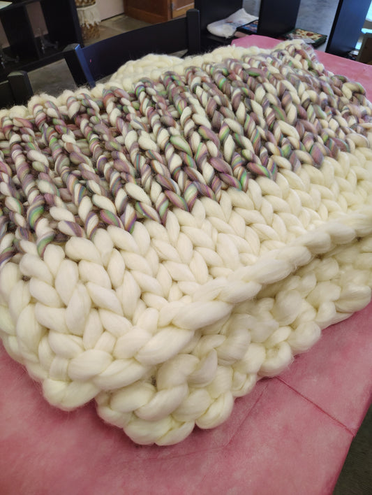 Hand knitted Blanket Class