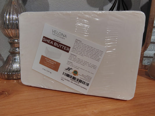 Velona 5LB  Shea Butter Melt and Pour Soap Base- SLS/SLES free