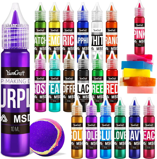 Vibrant Color Soap Dye Set